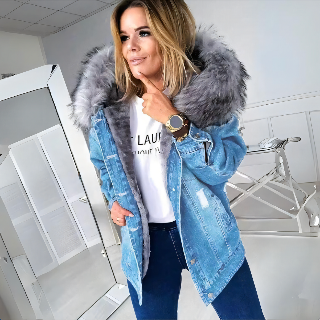 Marieke | Varmfodrad jeansjacka