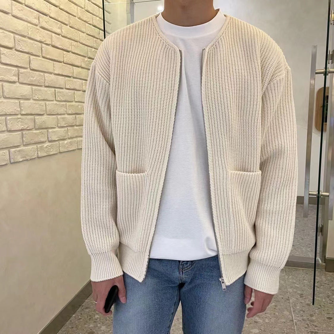Lyxig och trendig stickad cardigan