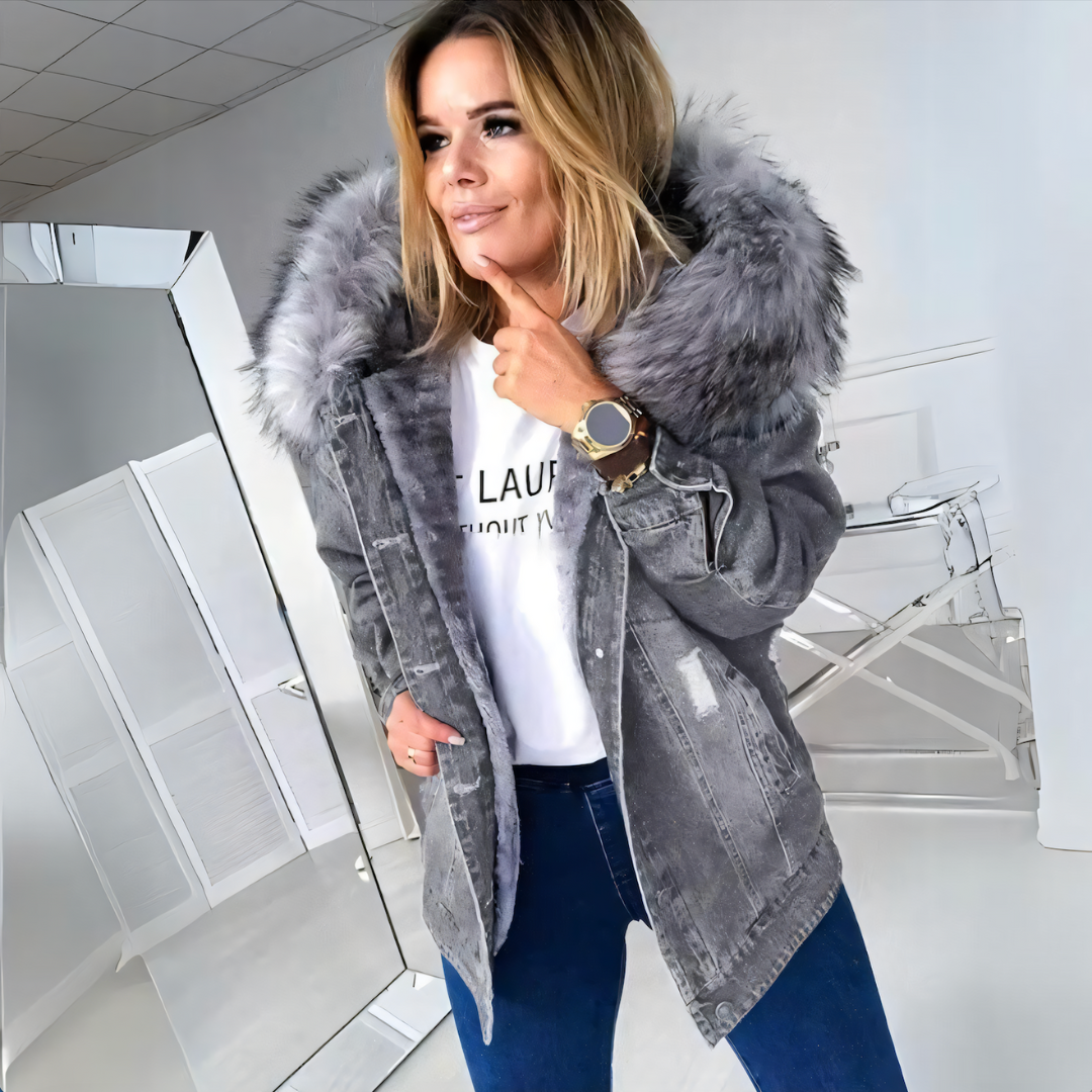 Marieke | Varmfodrad jeansjacka