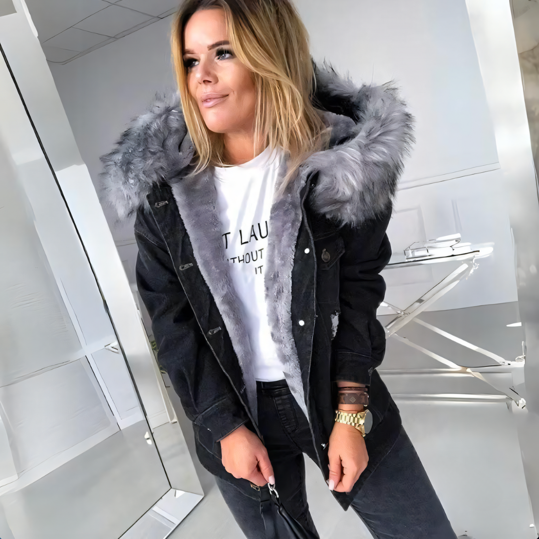Marieke | Varmfodrad jeansjacka
