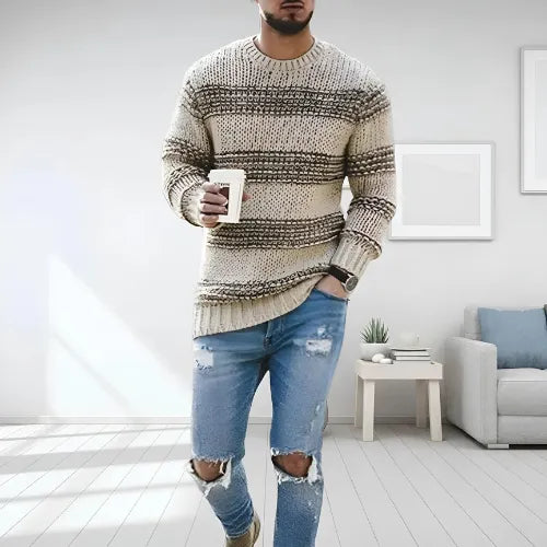 Darien | Lyxig stickad tröja