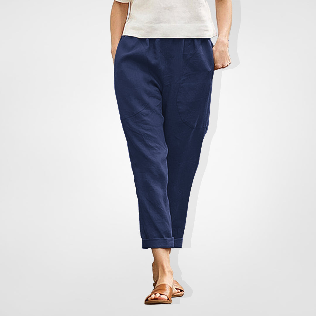 Women's large size loose pants