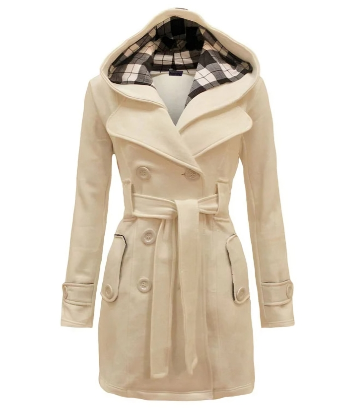 Lady Pupa Coat med avtagbar huvtröja