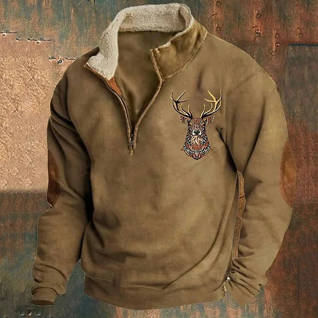 Lukas | Quarter Zip-Up Pullover med dragkedja