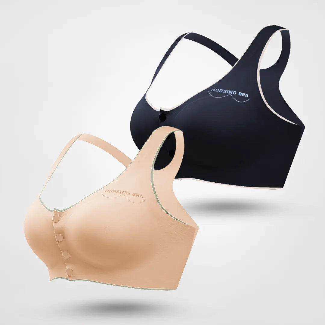 2022 New Ice Silk Front Button Sleeping Yoga BH (1+1 Gratis)
