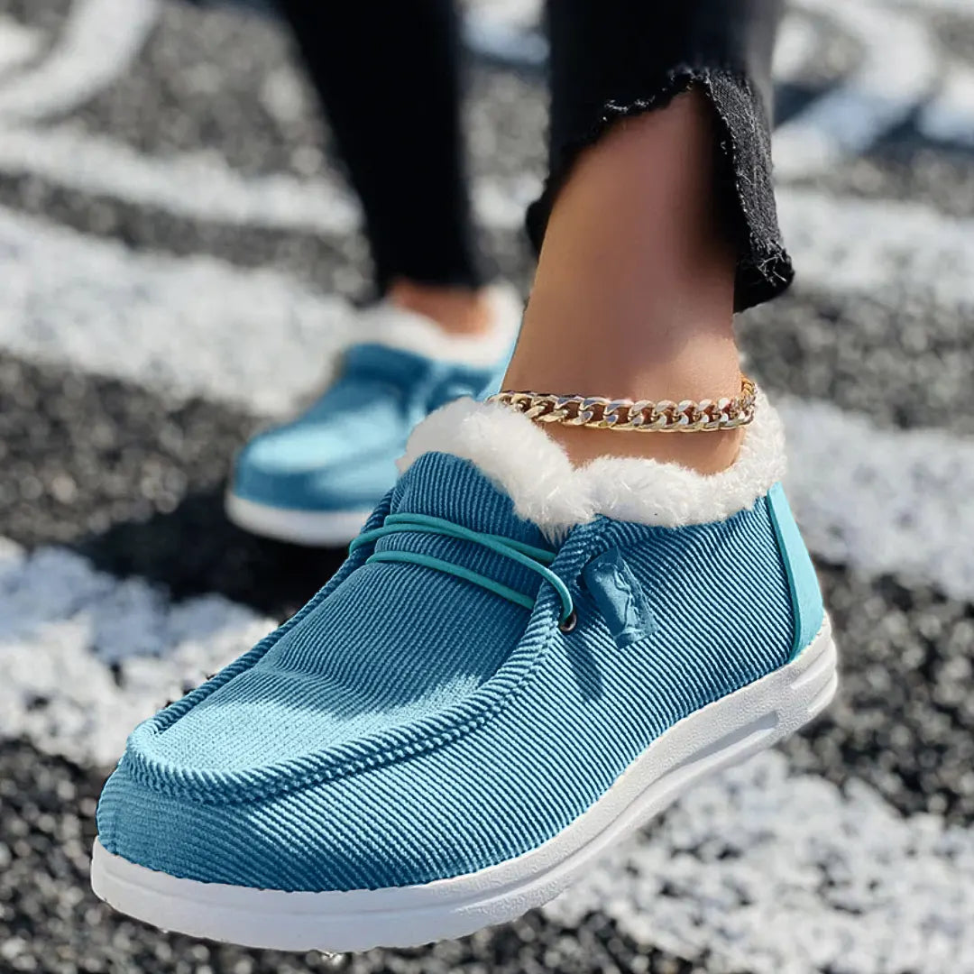 Furry loafers