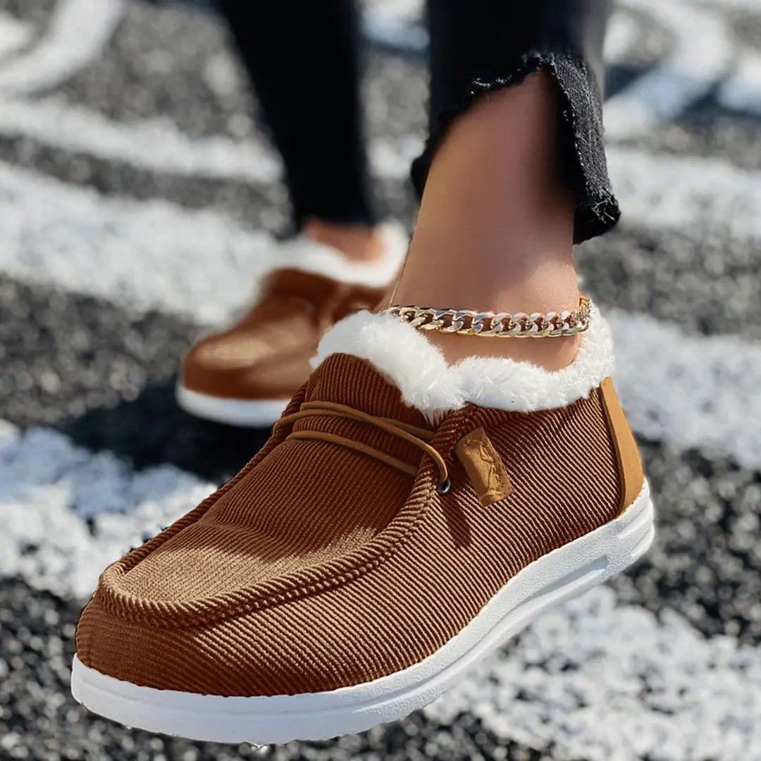 Furry loafers