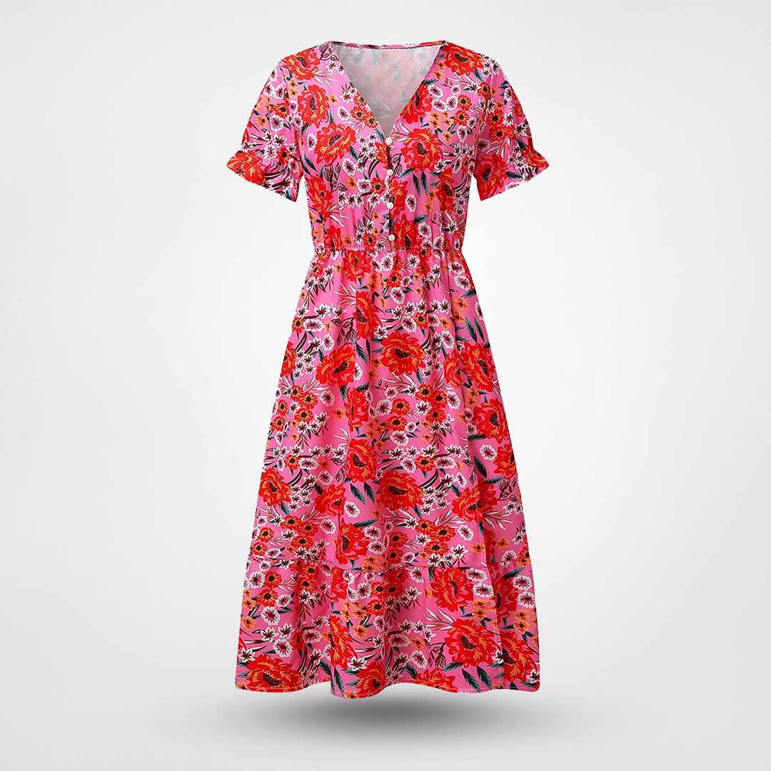 Venice | Elegant Flowerprint Dress