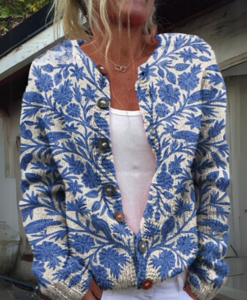 Talia | Blommig vinterjacka