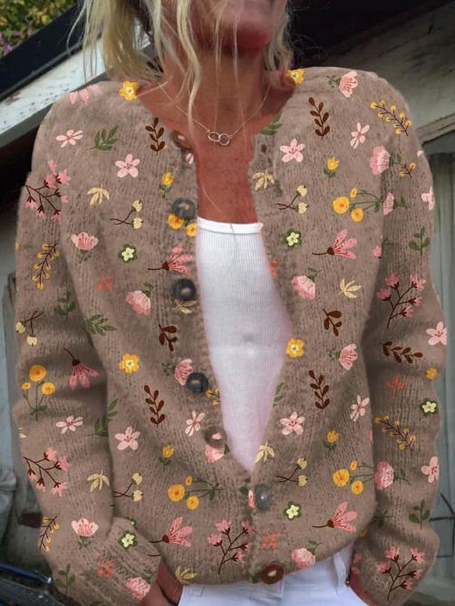 Talia | Blommig vinterjacka