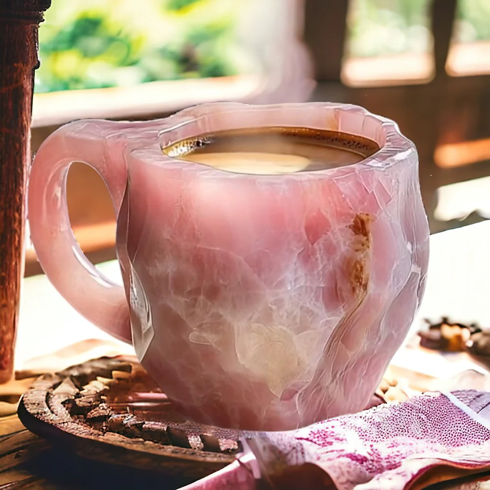 Lina | Handgjord Stenkopp PreciousMug - 1+1 Gratis