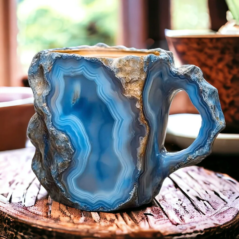 Lina | Handgjord Stenkopp PreciousMug - 1+1 Gratis