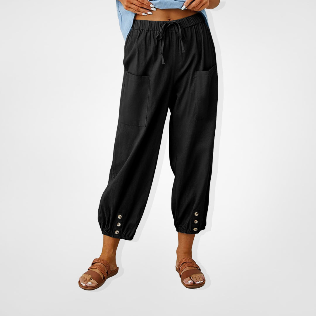 🔥 Nyhet, super REA 🔥 Women's Loose Straight Wide Leg Pants