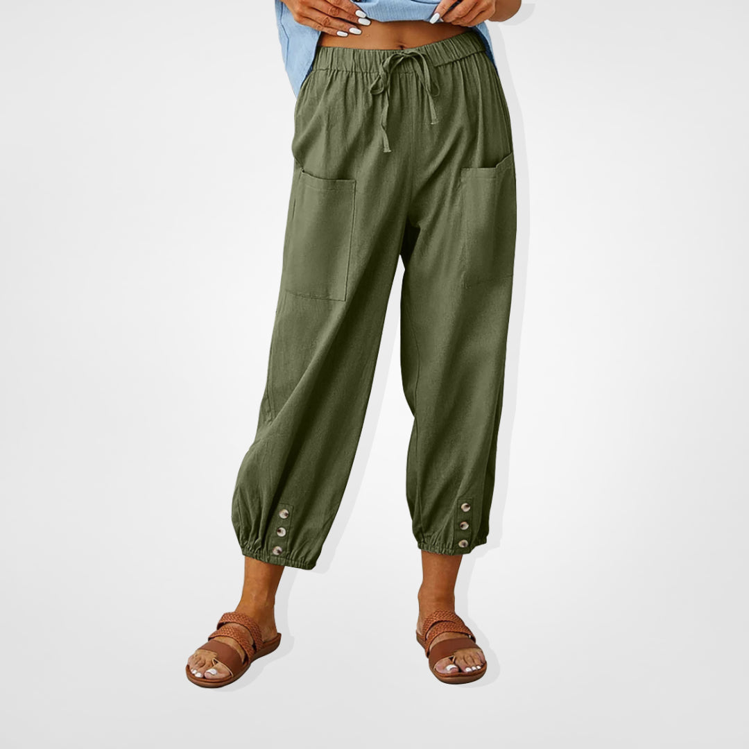 🔥 Nyhet, super REA 🔥 Women's Loose Straight Wide Leg Pants
