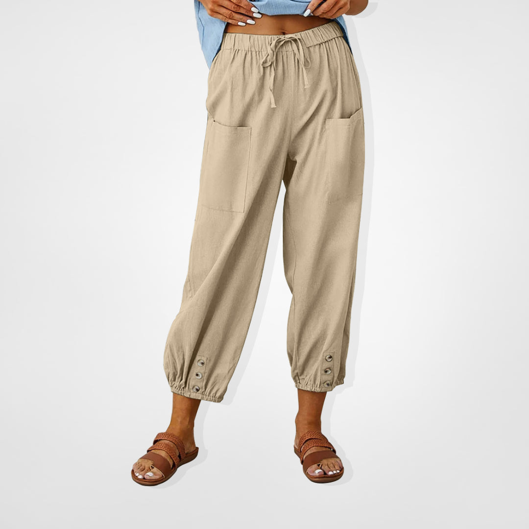 🔥 Nyhet, super REA 🔥 Women's Loose Straight Wide Leg Pants