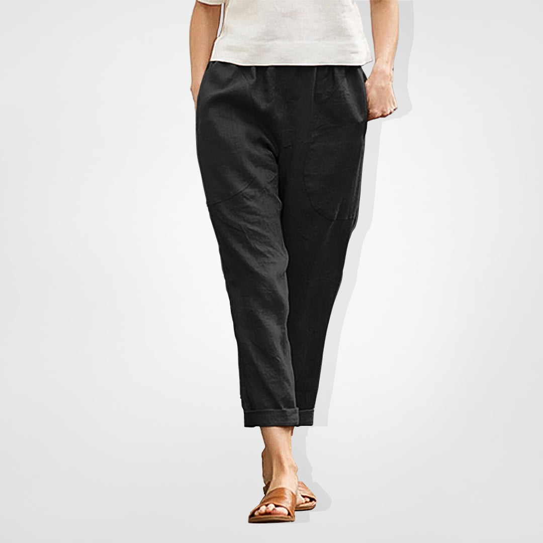 Women's large size loose pants