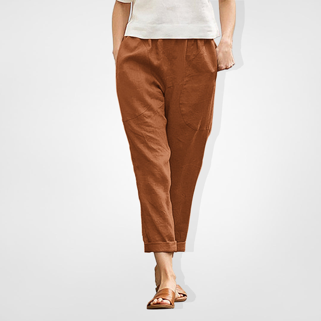 Women's large size loose pants
