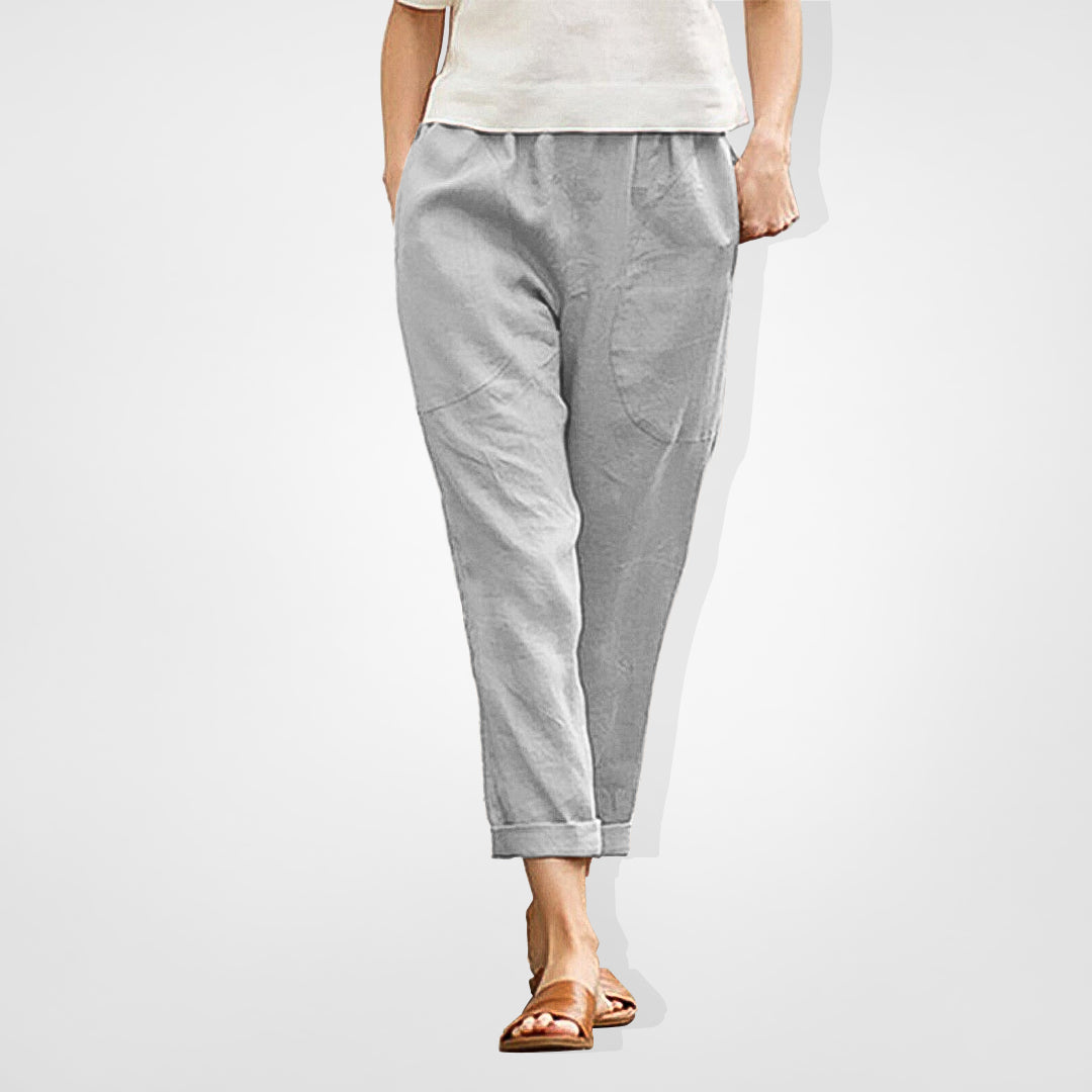 Women's large size loose pants