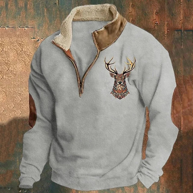Lukas | Quarter Zip-Up Pullover med dragkedja