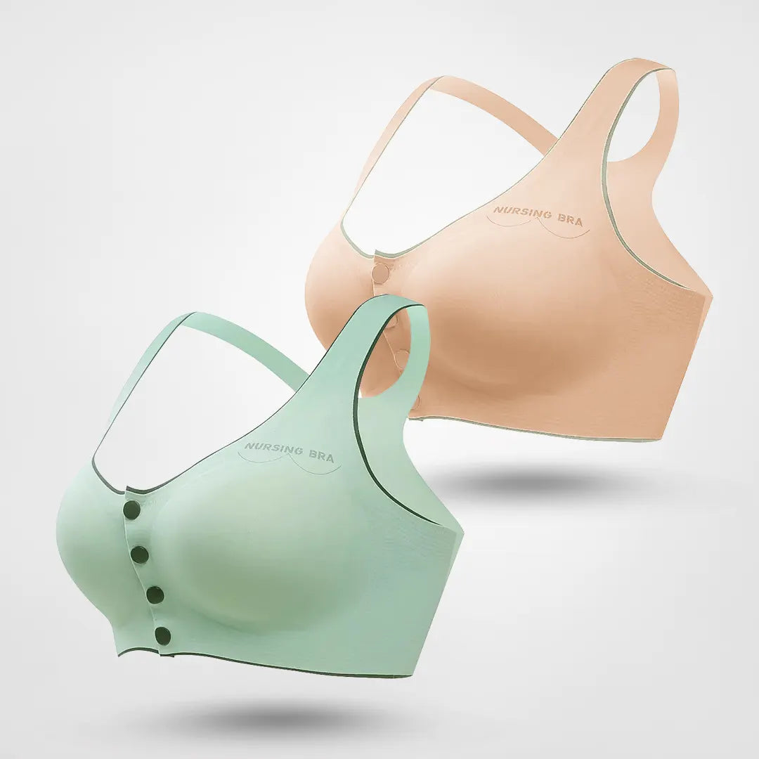 2022 New Ice Silk Front Button Sleeping Yoga BH (1+1 Gratis)