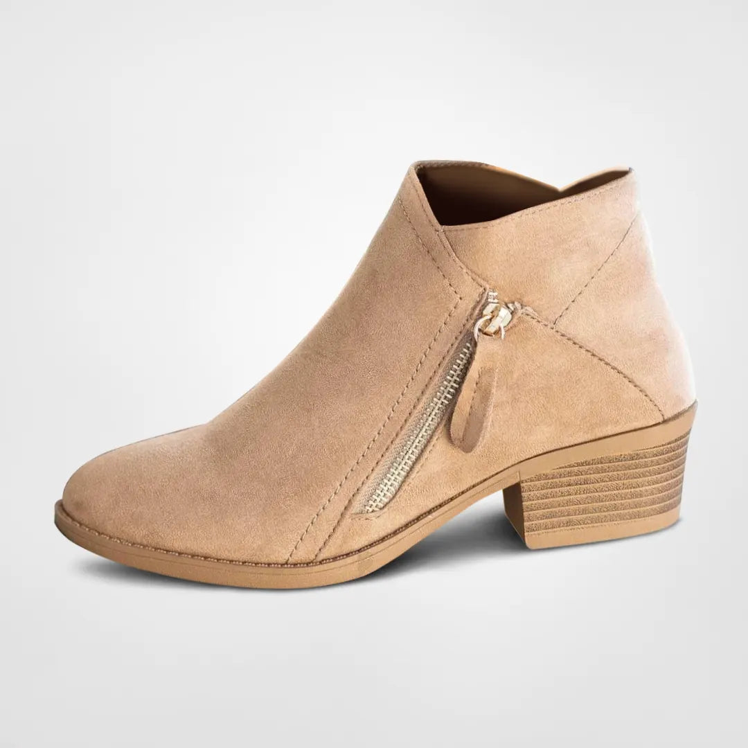 Emmanuela | Ankelboots med dragkedja