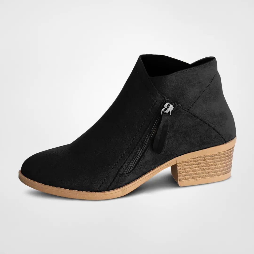 Emmanuela | Ankelboots med dragkedja