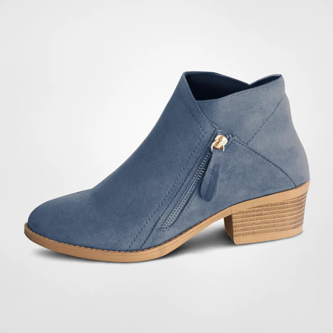 Emmanuela | Ankelboots med dragkedja