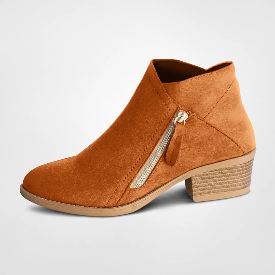 Emmanuela | Ankelboots med dragkedja