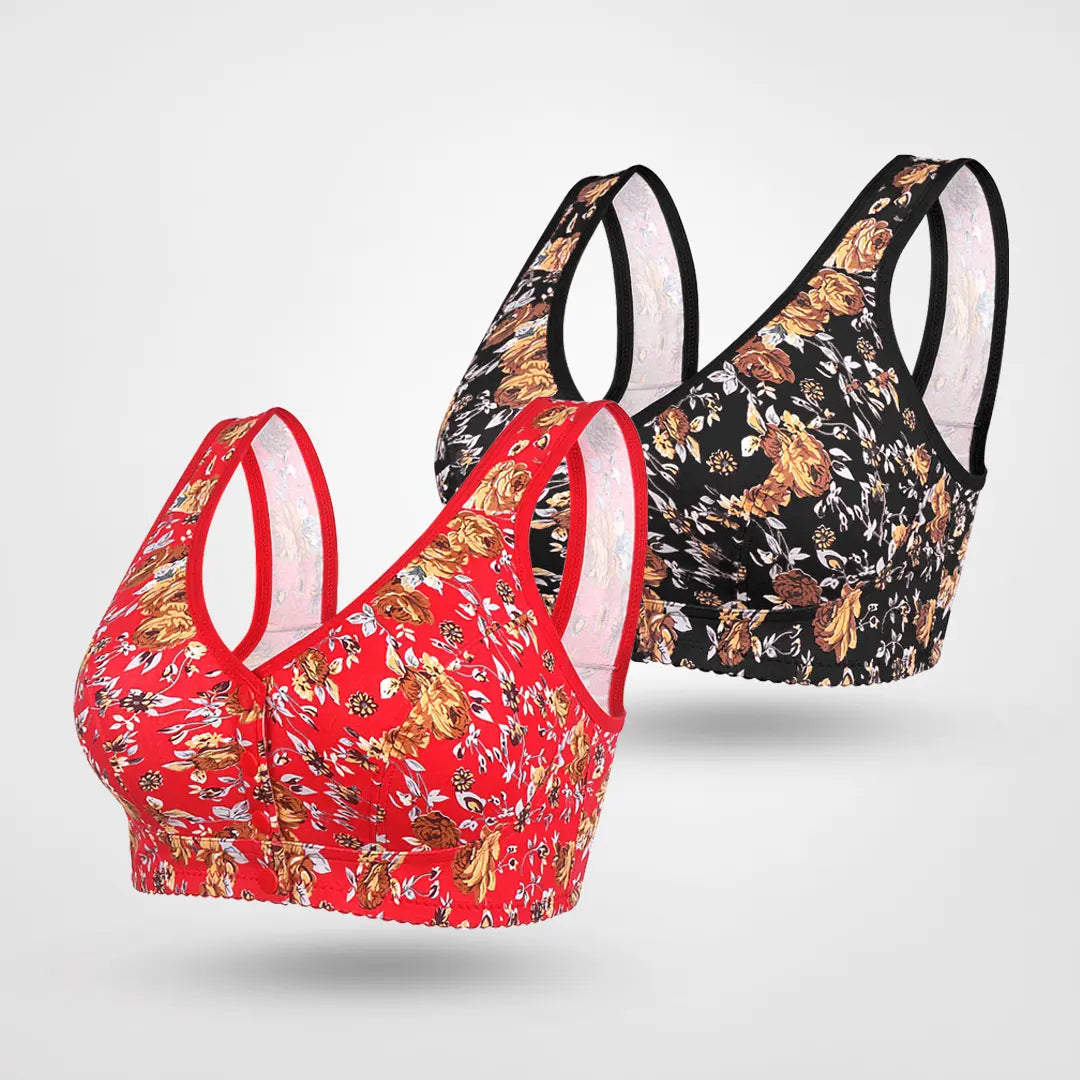 Evianna | Comfy Supporting Front Closure Breathable BH (1+1 Gratis)