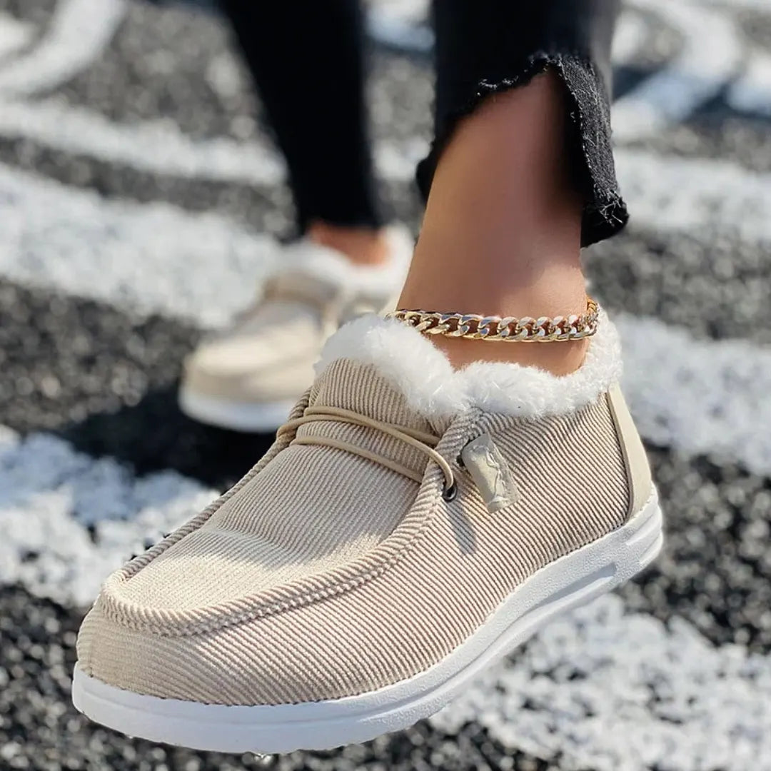 Furry loafers