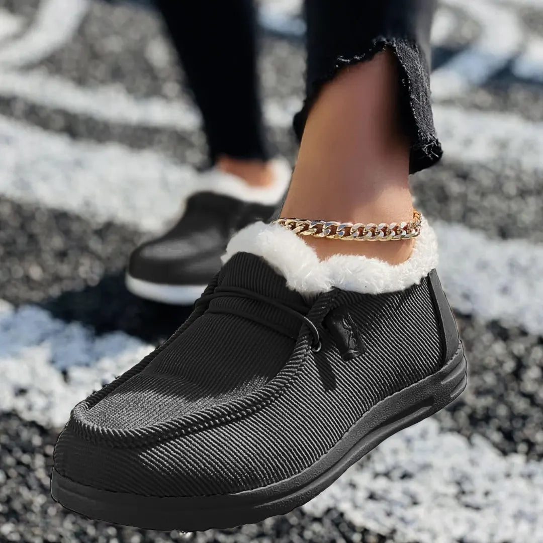 Furry loafers
