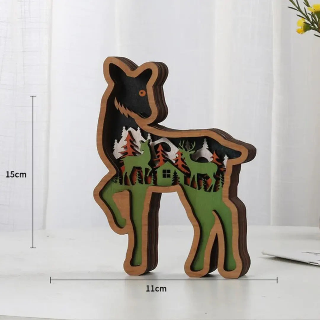 Glowing Animals | Djurornament i trä