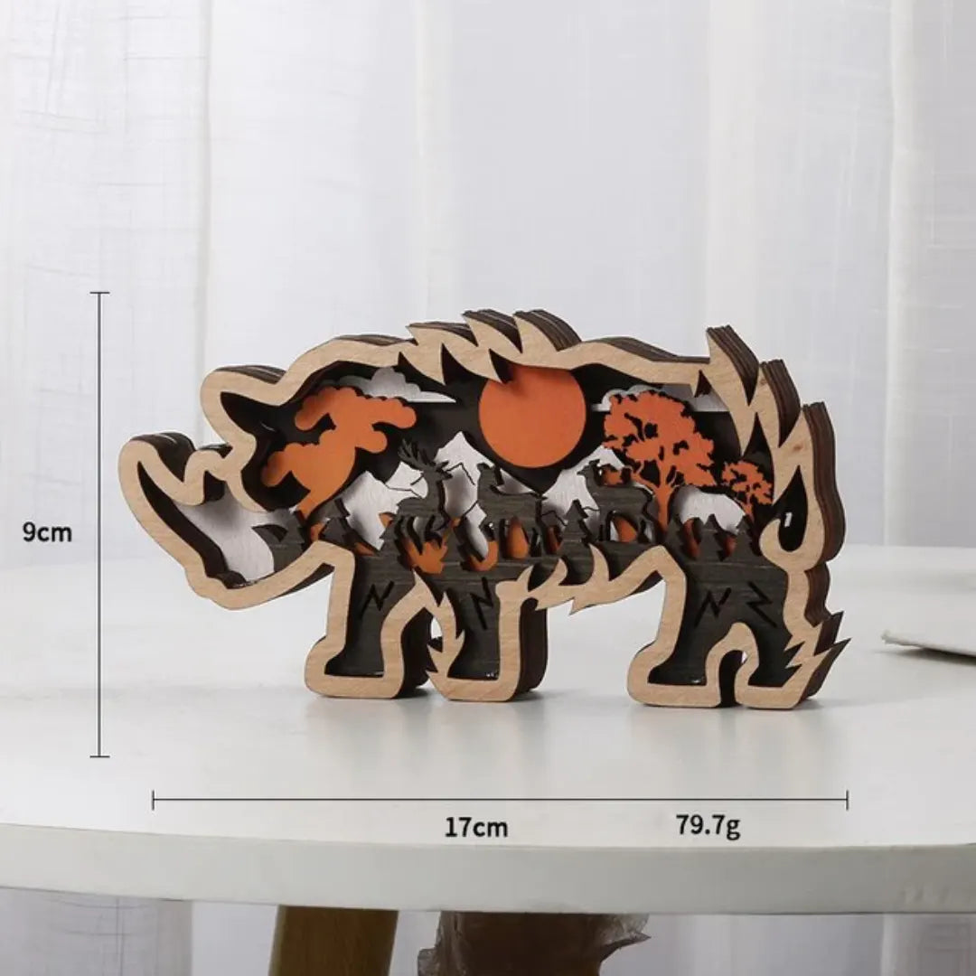 Glowing Animals | Djurornament i trä