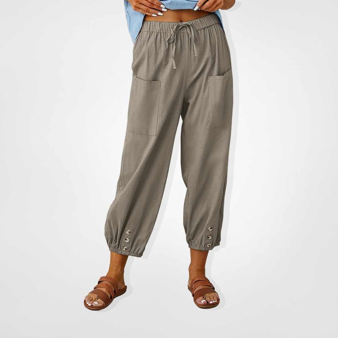 🔥 Nyhet, super REA 🔥 Women's Loose Straight Wide Leg Pants