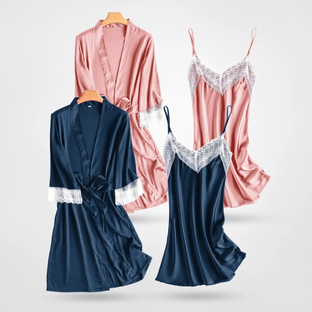 Mjuk och bekväm pyjamas med spets (1+1 Gratis)